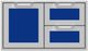 Hestan® AGSDR Series 36” Prince Outdoor Combo Door/Drawer-0