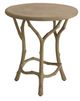 Currey & Company Hidcote Faux Bois Portland Side Table-0