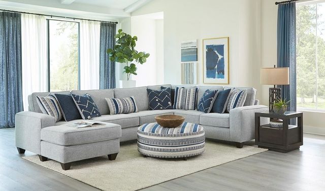 Albany Industries 3-Piece Persia Indigo Left-Arm Facing Chaise Sectional-1