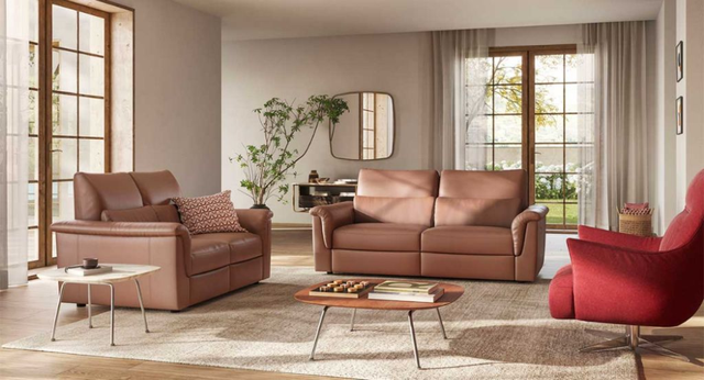 Natuzzi Editions Amorevole Power Double Reclining Sofa-2