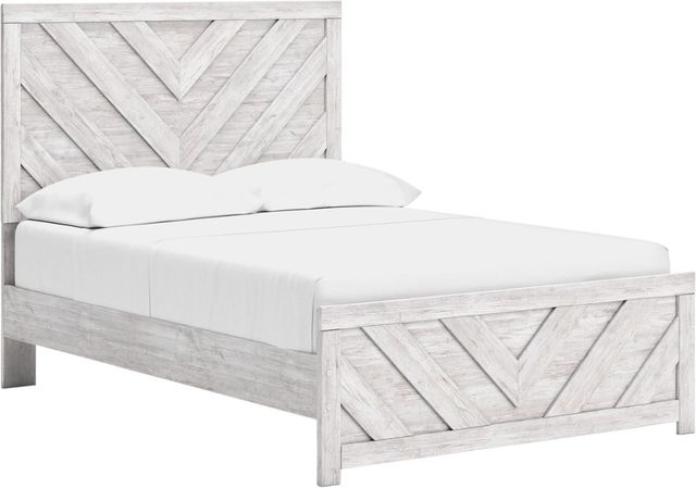 Signature Design by Ashley® Cayboni Whitewash Full Panel Bed-0