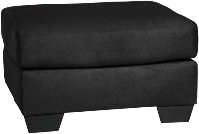 Signature Design by Ashley® Darcy Black Ottoman-0