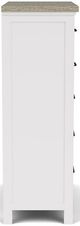 Riverside Furniture Cora Cloud/Fog 5-Drawer Chest-2