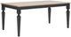 Signature Design by Ashley® Plazaton Grayish Brown Dining Table with Black Base-0