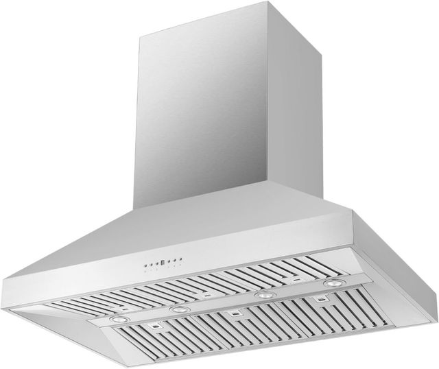 FORNO® Coppito 60" Stainless Steel Island Range Hood-1
