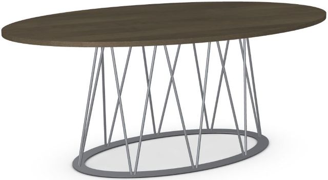 Amisco Customizable Calypso Birch Veneer Oval Dining Table-3