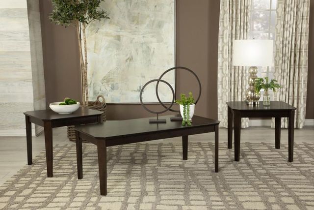 Coaster® Amaro 3-Piece Dark Brown Occasional Table Set-3