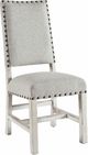 Elements International Condesa 2-Piece White Side Chair-0