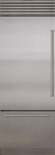 Sub-Zero® Classic Series 17.0 Cu. Ft. Stainless Steel Built In Bottom Freezer Refrigerator-0
