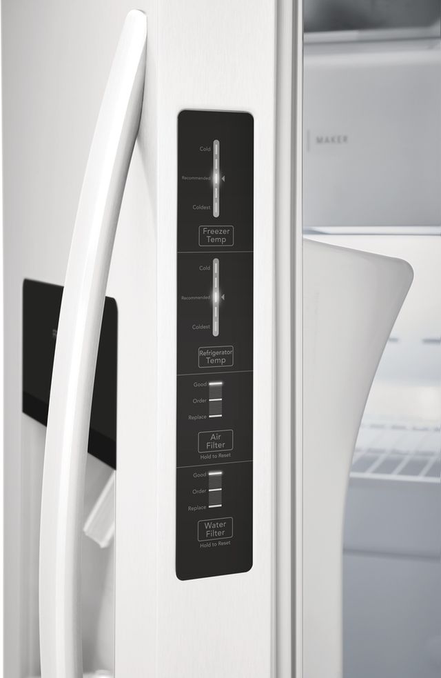 Frigidaire® 36 in. 25.6 Cu. Ft. White Side-by-Side Refrigerator-10