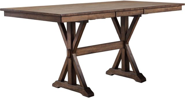 Winners Only® Carmel Rustic Brown Counter Dining Table-0