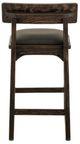 International Furniture Direct Balam Gray/Stained Dark Barstool-4
