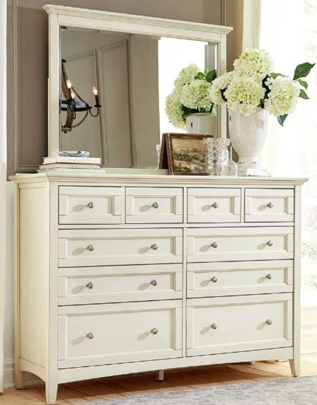 A-America® Northlake White Linen Dresser-2