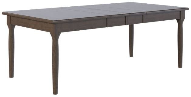 Country View Woodworking Customizable Franklin Red Oak Top 48" Dining Table with Brown Maple Base-0
