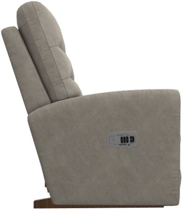 La-Z-Boy® Liam Pebble Power Rocking Recliner with Headrest-3