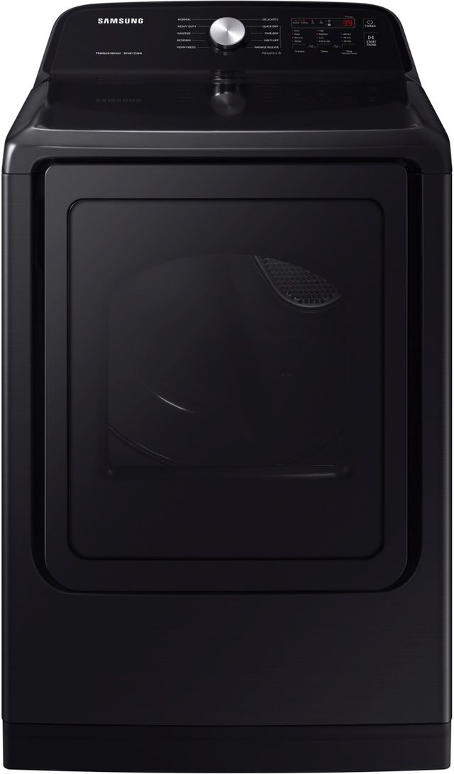 Samsung 5100 Series 7.4 Cu. Ft. Brushed Black Front Load Electric Dryer-0