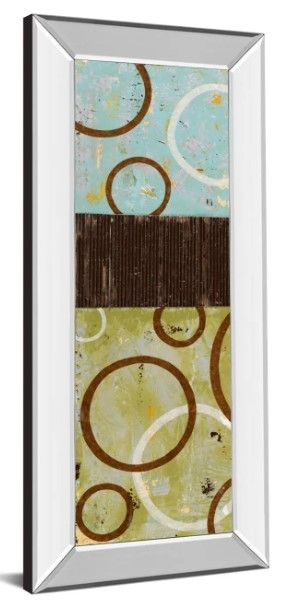 Classy Art Sun Flower I by Natalie Avondet Mirror Framed Wall Art-1