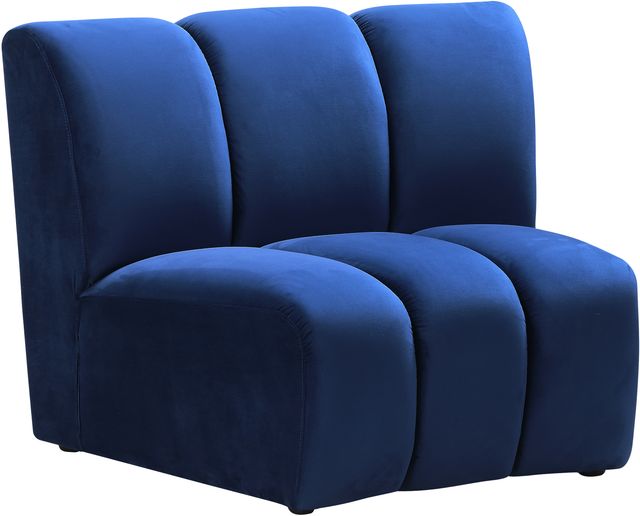 Meridian Furniture Infinity Navy Velvet Modular Chair-1