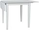 Jofran Inc. Eastern Tides Brushed White Drop Leaf Dining Table-2