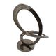 A & B Home Black Curving Loop Sculpture-2