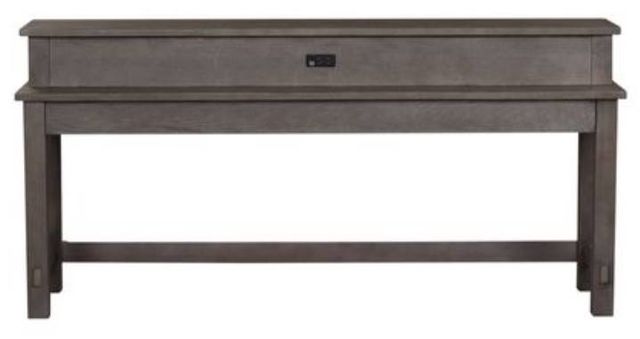 Liberty Furniture Modern Farmhouse Dusty Charcoal Console Bar Table-2