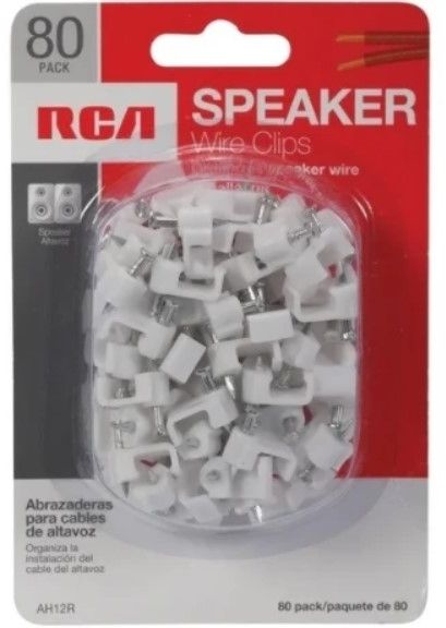 RadioShack RCA 80 Pack Speaker Wire Clips-0