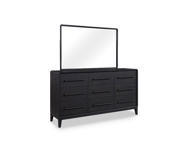 August Dresser and Mirror-0