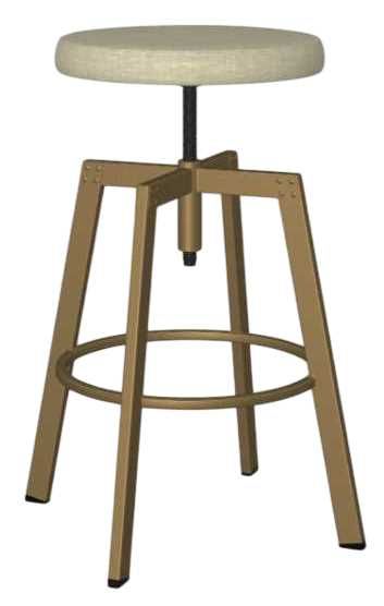 Amisco Customizable Architect Backless Adjustable Stool-1