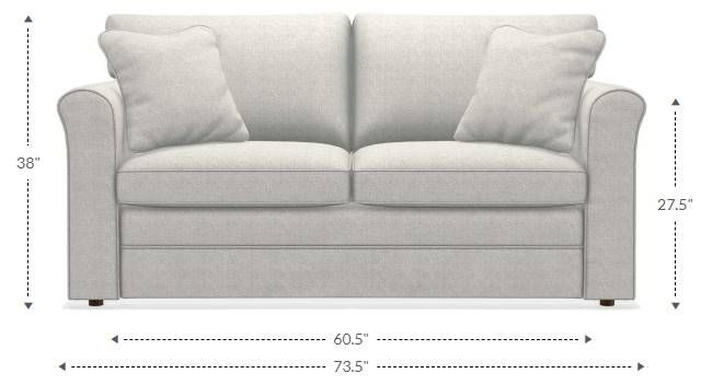 La-Z-Boy® Leah Pewter Full Sleeper Sofa-4