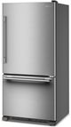 KitchenAid® 33" 22 Cu. Ft PrintShield® Stainless Steel Bottom Freezer Refrigerator with Right Door Swing-3