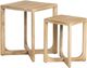 Crestview Collection Braden 2-Piece Natural Accent Table Set-0