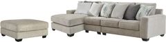 Benchcraft® Ardsley 2-Piece Pewter Sectional Set