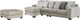 Benchcraft® Ardsley 2-Piece Pewter Sectional Set-0