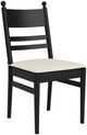 Riverside Furniture Calhoun Ebony Whiskey Oak Ladderback Side Chair-0