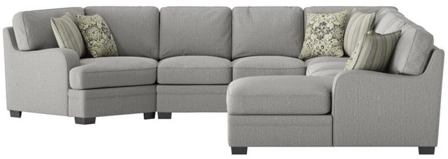 Emerald Home Analiese 5-Piece Light Gray U-Shape Right-Arm Facing Sectional and Chaise-3