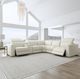 Flexsteel® Aurora 6-Piece Coconut Milk Power Reclining Sectional with Power Headrests-1