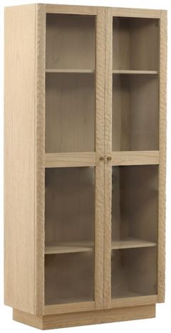 Dovetail Furniture Jupiter Light Natural Cabinet
