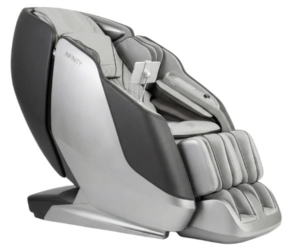 Infinity® Massage Chairs Sensation 4D DualFlex Gray/Silver Massage Chair-0