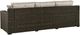 Signature Design by Ashley® Coastline Bay Brown Aluminum Outdoor Sofa-2