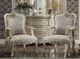ACME Furniture Picardy Antique Pearl/White Right Facing Leaves Chair-2