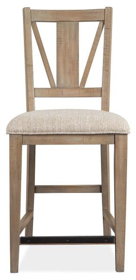 Magnussen Home® Paxton Place Dovetail Grey Counter Chair-1