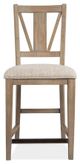 Magnussen Home® Paxton Place Dovetail Grey Counter Chair-1