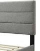 Bernards Willa Gray King Panel Bed with USB Port-4