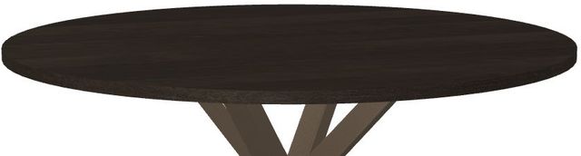 Amisco Customizable Asterisk Round Table with Metal Starburst Stand-1