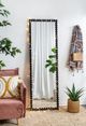 A & B Home Black Full Length Rectangular Mirror -5