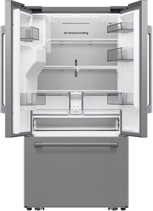 Samsung Bespoke AI 36" 29 Cu. Ft. Fingerprint Resistant Stainless Steel French Door Refrigerator with Sphere Ice™ -1
