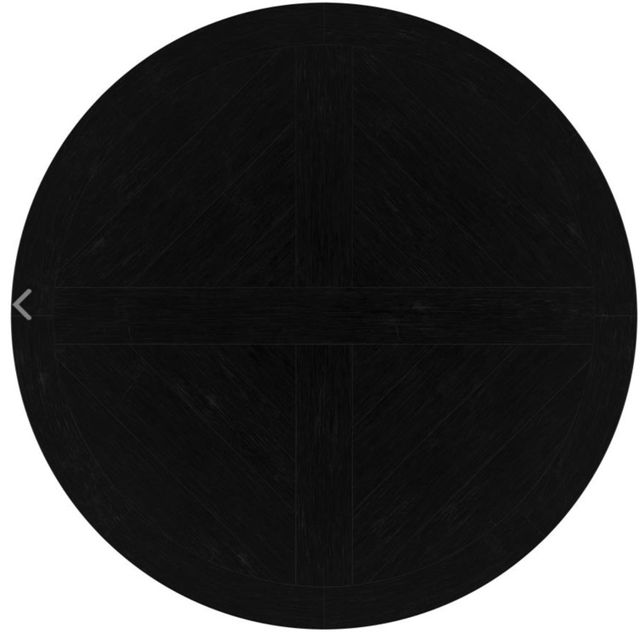 Coaster® Florence Black 60" Round Pedestal Base Dining Table-1