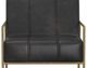 International Furniture Direct Aragon Gold/Licorice Chair-5