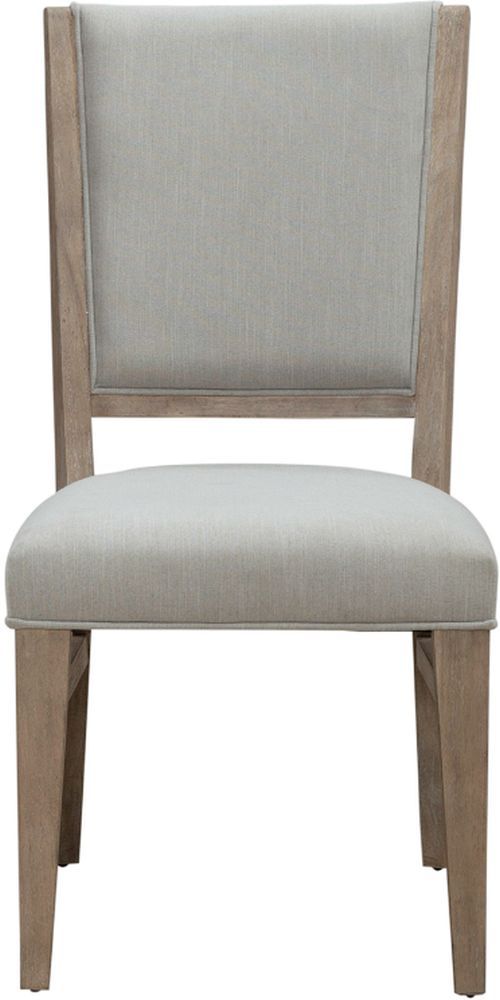 Liberty Furniture Brentwood Place 5-Piece Sandstone/Taupe Pedestal Dining Set-3