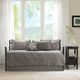 Olliix by Madison Park 6 Piece Dark Grey Quebec Reversible Daybed Cover Set-3